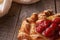 Raspberry puff pastry tarts