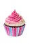 Raspberry ripple cupcake