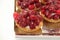 Raspberry tartlet