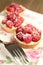 Raspberry tarts