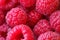 Raspberry texture background