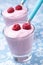 Raspberry yogurt