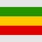 Rastafari tricolor flag rastafari tricolor flag vector illustration