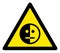 Raster Bipolar Disorder Warning Triangle Sign Icon