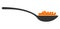 Raster Flat Caviar Spoon Icon