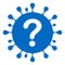 Raster Flat Coronavirus Question Icon