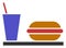 Raster Flat Fastfood Icon