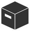 Raster Flat Goods Box Icon