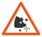 Raster Flat Swine Flu Warning Icon