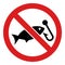 Raster Forbidden Fishing Flat Icon Image