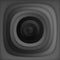 Raster Greyscale Gradient Concentric Circles Dark Abstract Background