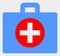 Raster Medical Case V2 Icon on White Background