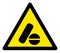 Raster Medical Pills Warning Triangle Sign Icon