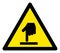 Raster Touch Surface Warning Triangle Sign Icon