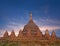 Ratanabon stupa in Mrauk U, Rakhine state of Myanmar