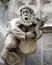 Rathaus or New Town Hall on Marienplatz Square, detail with gargoyle, Munich, Bavaria, Germany. Gothic statue like medieval