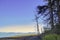 Rathtrevor Beach provincial park during low tide in Vancouver Is