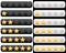 Rating Bar with Golden Stars