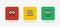 Rating emoji. Feedback vector concept. Feedback in form of emotions, smileys, emoji