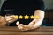 Rating and feedback Positive customer review experience