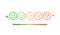 Rating feedback scale isolated emoticon concept. Emotion rating feedback opinion positive or negative