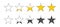 Rating stars. Star review rating. Feedback concept. Five stars customer product rating review