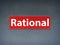 Rational Red Banner Abstract Background