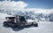 Ratrak on the slope of Mount Elbrus