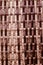 Rattan brown texture background, garden furniture design detail