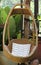 Rattan lounge hanging chair