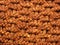 Rattan plaited mats close up
