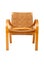 Rattan weaved armchair