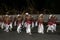 Ratten Weavers take a break from their vigorous performance during the Esala Perahara in Kandy, Sri Lanka.