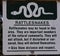 Rattlesnake warning sign on a trail