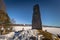 Rattvik - March 30, 2018: King Gustav Vasa memorial runestone in Rattvik, Dalarna, Sweden