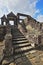 Ratu Boko Ancient Palace Stairway at Noon Time