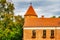 Raudondvaris Manor Castle Facade. Gothic-Renaissance Gentry Residence, Located in the Eponymous Town of Raudondvaris