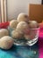 Rava Laddu or Semolina Laddoo Or Rawa Ladu, a popular sweet dish from Maharashtra, India.