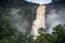 Ravana waterfall in the mountain jungle in Sri Lanka