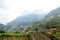 Ravello, Amalfi Coast, Italy - panoramic view of the green hills