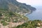 Ravello, Panoramic view of the Amalfi Coast, Italy