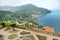 Ravello, panoramic view of Villa Rufolo and the Amalfi Coast, Italy