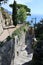 Ravello â€“ Scorcio della scalinata di Via della Annunziata da Villa Rufolo