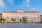 Ravenna, Italy, September 1, 2021: Palazzo Rasponi dalle Teste in Ravenna, Italy