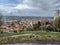 RAVENSBURG, GERMANY. View of the city of Ravensburg from the observation decks of the small castle of Feitsburg