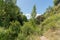 Ravine in southern Spain with abundant vegetation