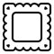 Ravioli gourmet icon, outline style