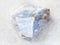 raw Angelite (Blue Anhydrite) stone white marble