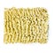 Raw Asian Instant Ramen Noodles Isolated Top View