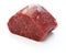 Raw beef rump block meat